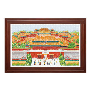 Rompecabezas de Plástico Educativo de Alta Dificultad, 1092 Piezas, Juguete de Regalo DIY para Niños de 5 a 7 Años, Alivio del Estrés, Paisaje HX - Product Image 1