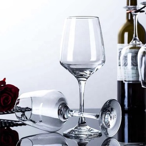 Lot de 6 verres à vin blanc et rouge de 430 ml, haute qualité, personnalisables avec logo, pour mariage et restaurant - Product Image 1