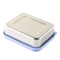 Boîtes à déjeuner pour enfants, boîtes à Bento étanches avec couvercles en Silicone