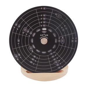 RMT-B1P <span class=keywords><strong>Roue</strong></span> d'accord en alliage d'aluminium noir pour guitare/basse/<span class=keywords><strong>violon</strong></span>/ukulélé – Outil de théorie musicale et accessoire d'instrument de musique - Product Image 1