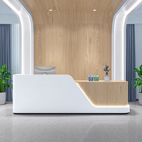 Mostrador de Recepción para Clínica Dental, Mostrador de Caja para Salón de Belleza, Mostrador de Información para Hospital Dental, Estación de Enfermería, Mostrador de Orientación para Pacientes