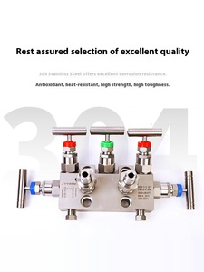 3051 khác biệt Máy phát áp lực thép không gỉ năm van nhóm đồng phẳng mặt bích năm van phụ kiện - Product Image 4