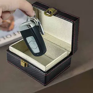 Caja antimagnética personalizada para llave de coche, gran almacenamiento con bloqueo de señal RFID para teléfono móvil, Faraday, gran oferta - Product Image 1