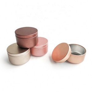 Portable Size Aluminum Candle Tin 50ml Round Candle Containers Cosmetic Cream Jars Pot Empty Aromatherapy Sealed Metal Can - Product Image 6