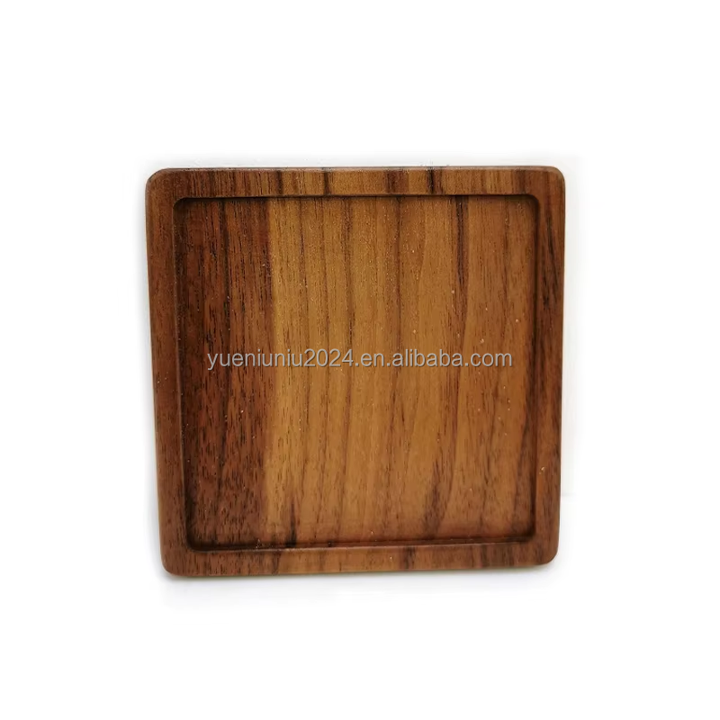 Walnut wood Square with grooves