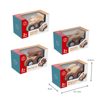 Coche de Juguete de Madera para Niños, Mini Coche de Carreras de Madera, Juguete Educativo para Niños Pequeños, Regalo para Niños, OEM ODM