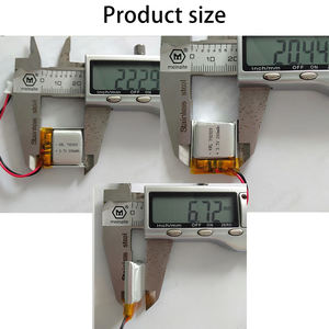 Завод по производству OEM/ODM-услуг: Литий-полимерный аккумулятор 3.7V 702020 200mAh для GPS, прямые поставки с завода, UN38.3/MSDS - Product Image 2