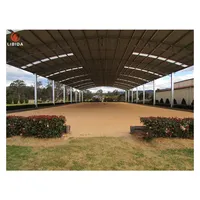 Arena de montar a caballo prefabricada PEB, gran oferta China, con plataforma