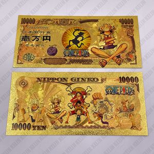 La Chine a fabriqué d'anime japonais <span class=keywords><strong>One</strong></span> <span class=keywords><strong>Piece</strong></span> 10000 yens commerce d'argent fournisseurs de billets de banque plaqués feuille d' - Product Image 3