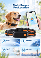Collier intelligent pour animaux de compagnie QKEE AI avec GPS Tracker, moniteur de fréquence cardiaque AI, positionnement en temps réel 4G LTE, étanche IP67, localisateur pour chien et chat