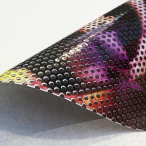 Self-Adhesive Printable PVC <strong>Vinyl</strong> Roll 120-150 Micron <strong>Micro</strong> <strong>Perforated</strong> One Way Vision Window Graphics - Product Image 5