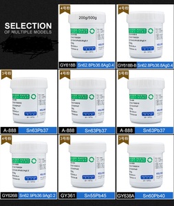 SMT <span class=keywords><strong>BGA</strong></span> sửa chữa LED Hàn Thông lượng trung bình và nhiệt độ thấp tin có chứa bạc hàn dán cho trồng - Product Image 5