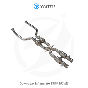 Ống xả xuống bằng thép không gỉ hiệu suất cao YT kiểu chữ X giữa dành cho <span class=keywords><strong>BMW</strong></span> E92 M3 - Product Image 6