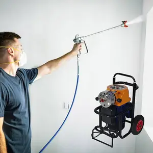 Professional Spraying Gun Industrial Wall Electric Painting Sprayer Airless Spray Paint Machine