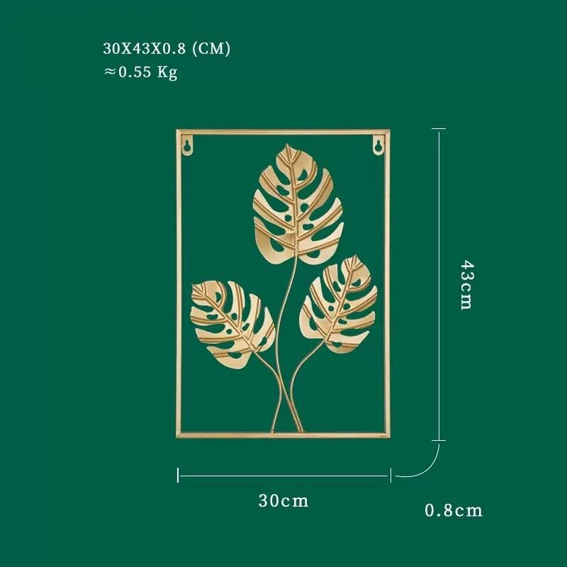 Monsteradeliciosa Liebm doré à 3 feuilles