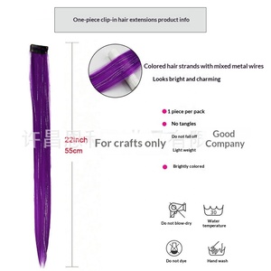<span class=keywords><strong>Perruque</strong></span> transfrontalière pour femme, rose, monobloc, avec bandeau, cheveux raides, en fibre haute température, extension de cheveux invisible - Product Image 4