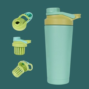 Custom Logo Stainless Steel 750ml Gym Sports Water <b>Bottle</b> Double Wall Fitness <b>Protein</b> Shaker <b>Bottle</b> - Product Image 3
