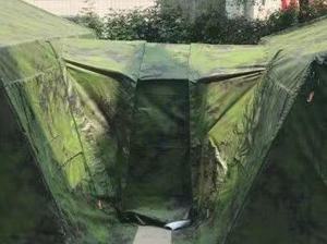 Tente <span class=keywords><strong>de</strong></span> terrain modulaire polyvalente <span class=keywords><strong>de</strong></span> camouflage <span class=keywords><strong>de</strong></span> 30 mètres carrés avec <span class=keywords><strong>passage</strong></span> <span class=keywords><strong>de</strong></span> connexion pour relier plusieurs tentes tactiques - Product Image 4