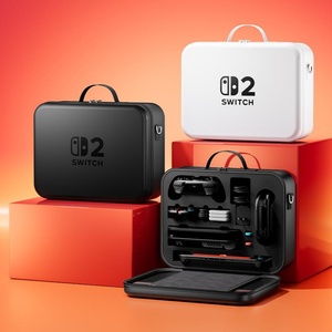 Nintendo Switch 2 액세서리 콘솔 도크 게임 카드 컨트롤러 용 대용량 보호 하드 쉘 휴대용 케이스 - Product Image 1