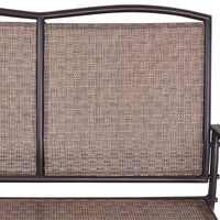 Chenyang — banc à bascule pour Patio, causeuse, chaise Double avec bras et arrière-cour, pour extérieur