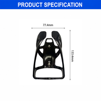 Portavasos de Seguridad para Bicicleta Todo en Uno con Ranura Integrada para Apple Find My Tracker, Portavasos Impermeable para Bicicleta, Aplicación para Android