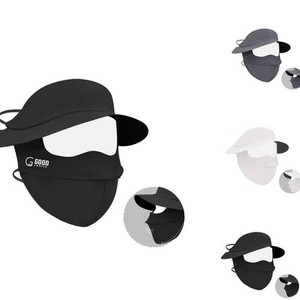 หน้ากากกันแดดแบบพับได้ ป้องกันแสงแดดเต็มหน้า พร้อมปีกหมวก ลดราคาพิเศษ - Product Image 3