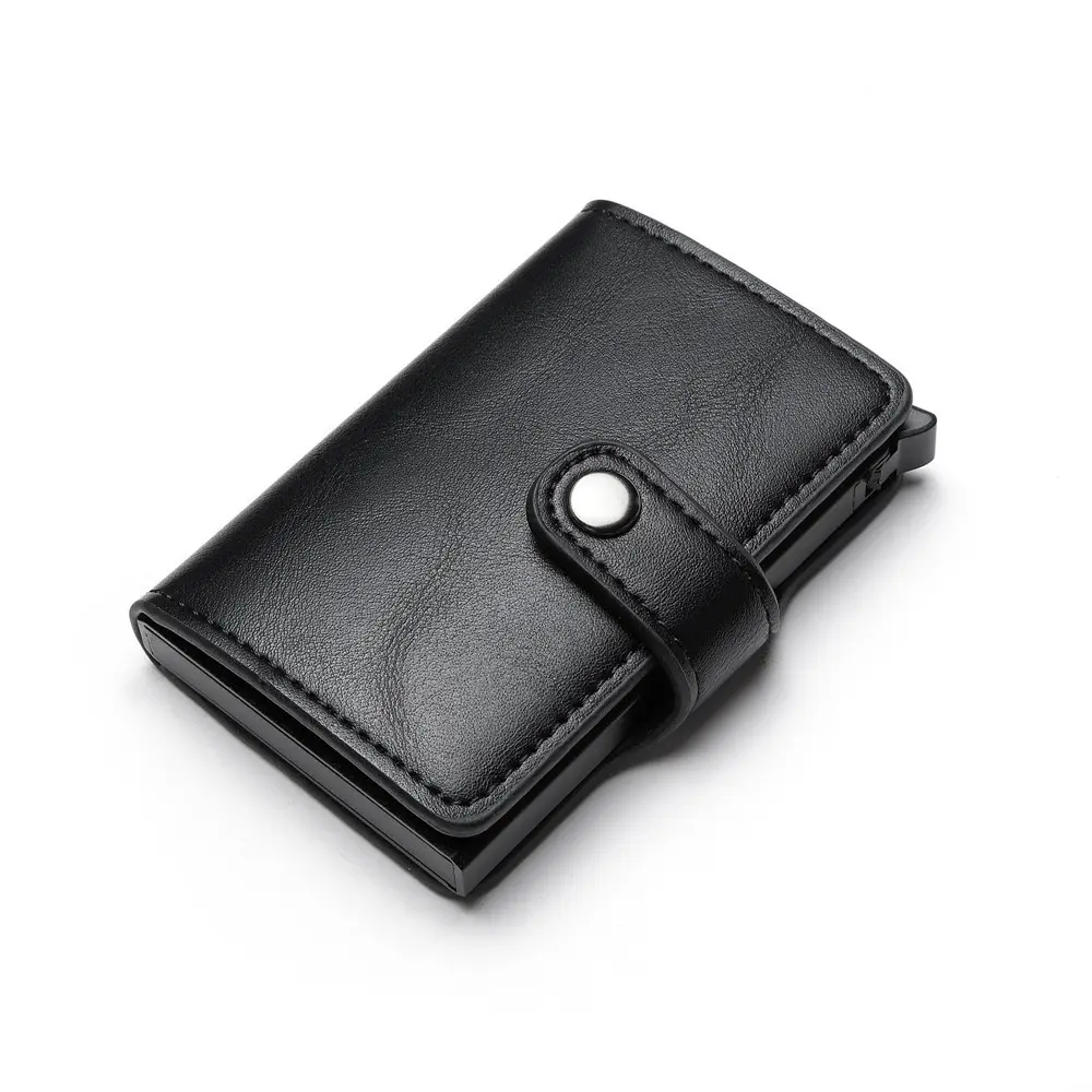 Mherder Custom Metal Wallet Credit Card Holder, Aluminum Money Clip Wallet With RFID Blocking