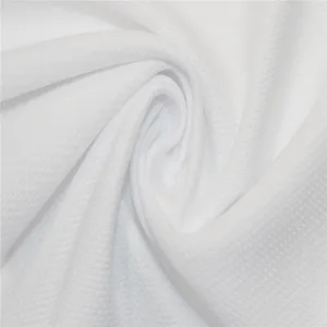 Mesh Fabric For Sportswear Hot Sale Zhejiang Textile High Quality 140gsm 100% Polyester Recycled White Birdseye Mesh Fabric