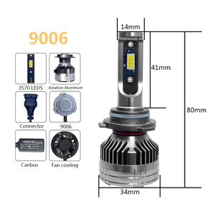 Canbus-sistema de iluminación para coche, faro Led amarillo, impermeable, blanco, H1, H3, H7, H11, para motocicleta - Product Image 5