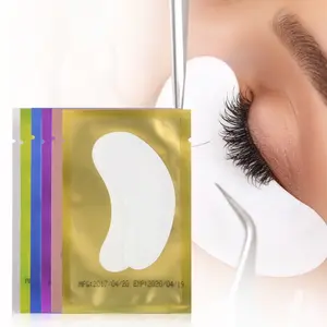Bantalan mata ekstensi bulu mata Pad di bawah mata Gel Patch bantalan bulu mata untuk ekstensi bulu mata dengan masker silikon yang dapat digunakan kembali