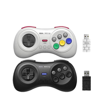 8Bitdo M30 Mini para Genesis Mini Mega Drive, Accesorios para Consola Switch, Controlador de Juego con Cable 2.4G, Motor de Vibración