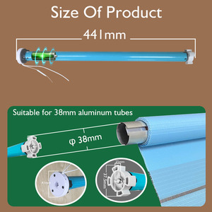 Motor Inteligente para Persianas Enrollables MYQ, Persianas Motorizadas, Motor Tubular de Aluminio, Compatible con Alexa, Controlado por la Aplicación <span class=keywords><strong>Tuya</strong></span> - Product Image 5
