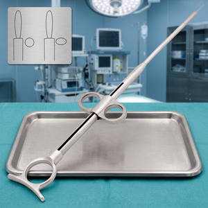 Vente en gros : Instrument manuel EVES Tonsil Snare en acier inoxydable de calibre 25, de qualité médicale, Classe I, pour ORL - Product Image 5