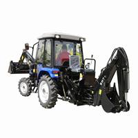 China Weifang CP Traktorenhersteller Brandneuer Mini-Kompakt-Rasenmäher-Traktor mit Frontlader und Heckbagger