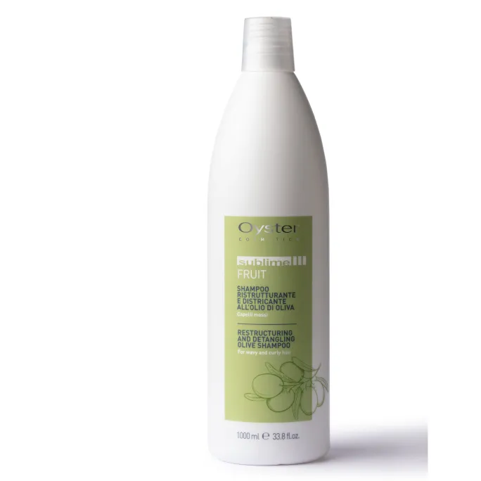 Il prodotto Shampoo effetto antiossidante si scioglie via i grovigli In capelli ondulati e ricci rafforza i capelli utilizzati con la maschera Sublime