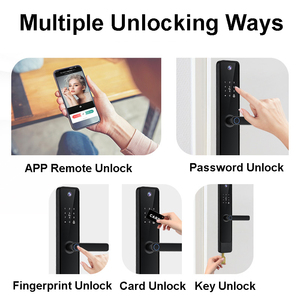 Volibel nhà thông minh sinh trắc học vân tay mật khẩu tuya Wifi kỹ thuật số điện tử thông minh khóa cửa với máy ảnh - Product Image 3