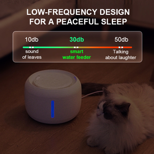 Distributeur d'eau automatique intelligent sans fil pour chien et chat pour <span class=keywords><strong>fontaine</strong></span> d'eau potable pour animaux de compagnie - Product Image 5