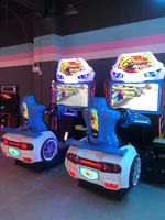 Machine de jeu de course de voitures à pièces Simulateur de course d'arcade Machine Cruising Blast Car Racing