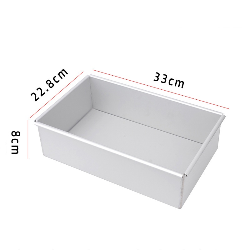 13 pulgadas Cake Pan con fondo fijo