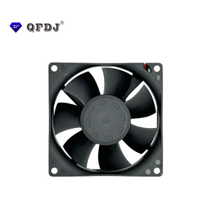 Ventilador de CC QFDJ de 80x80x25mm, 12V, Bajo Ruido, Plástico, Industrial, para Refrigeración - Product Image 1