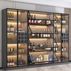 Mueble de Madera para Vino de Diseño Moderno, Ideal para Sala de Estar, Hotel y Cocina, Mueble Versátil para el Hogar - Product Image 1