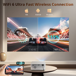 HOTACK L016AQ Vidéoprojecteur Home Cinéma natif 1920x1080P 4K <span class=keywords><strong>300</strong></span> ANSI avec mise au point automatique, Android TV et Wi-Fi - Product Image 4