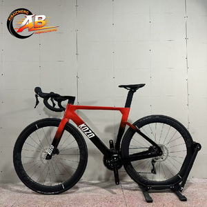 Vélo de course sur route à 24 vitesses avec freins à disque hydrauliques Shimano, fourche en fibre de carbone légère, pour hommes, <span class=keywords><strong>triathlon</strong></span> <span class=keywords><strong>Ironman</strong></span>, cyclisme - Product Image 1