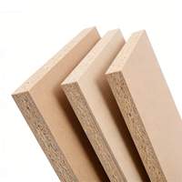 Panneau MDF ignifuge à épaisseur personnalisée, panneau de fibres à densité moyenne pour la construction, panneau mural intérieur