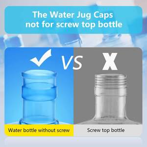 2025 <b>Hot</b> Sale Custom Wholesale 5 Gallon Reusable Leak Proof Silicone Silicone <b>Water</b> Jug <b>Bottle</b> Cap - Product Image 5