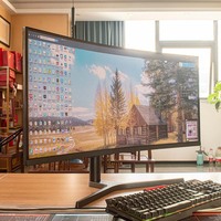 Écran LCD incurvé ultra-large rétroéclairé par LED 165 Hz 1 ms Réglable en hauteur avec un rapport d'aspect 21:9 Écran incurvé large Écran LED 4k