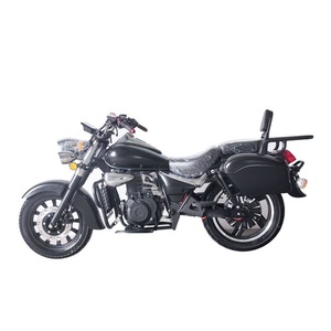 Motocicleta Eléctrica Estilo Retro Cruiser Prince de Exportación de Fábrica, 72V 3000W de Alta Potencia, Motocicleta Urbana para Adultos con Maletas Laterales - Product Image 2