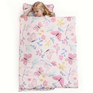 Comfortable Toddler Nap Mat with Removable Pillow & <b>Blanket</b> - Product Image 2