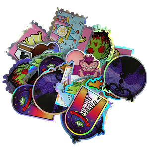 Pegatinas de vinilo adhesivas personalizadas, etiquetas troqueladas promocionales de dibujos animados a <span class=keywords><strong>precio</strong></span> de fábrica, pegatinas personalizadas - Product Image 4