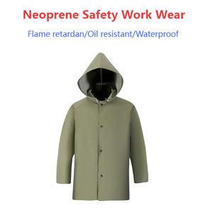 Veste <span class=keywords><strong>de</strong></span> pluie ignifuge <span class=keywords><strong>de</strong></span> haute qualité, vêtements <span class=keywords><strong>de</strong></span> travail <span class=keywords><strong>de</strong></span> sécurité personnalisés - Product Image 2